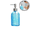 Blue, variant on Luxury Scandinavian Glass Lotion Dispenser with Stainless Steel Pump – Durable, Leakproof Bathroom & Kitchen Soap Bottle for Hand Wash, Body Wash, and Sanitize