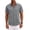 hgg285-Gray, variant on Mens Short Sleeve Gauze Shirt Cuban Camp Guayabera Shirts Cotton Linen Collared Button Down Beach Vacation Shirts with Pocket