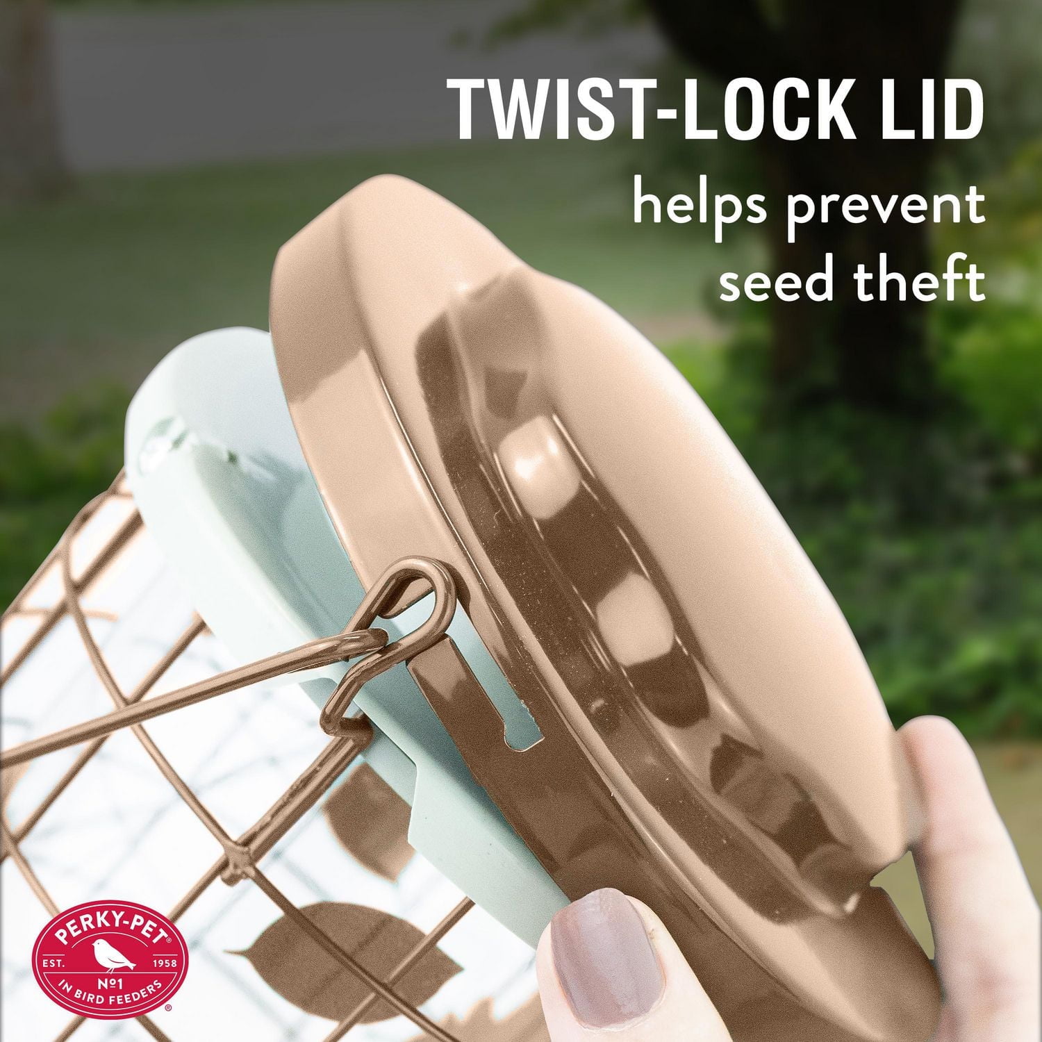 Mangeoire à oiseaux sauvages contre écureuils Perky-Pet