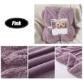 thumbnail image 3 of BVSOIVIA Warm Blanket Throws, Flannel Berber Fleece Reversible Fluffy Cozy ,Soft Plush Lightweight Blanket for Couch Sofa Bed Lap Blanket, 3 of 7