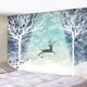 thumbnail image 3 of Venta al por mayor Navidad DIY 3D impreso digital karol g Santa Claus trineo Reno tapiz Navidad decorar, 3 of 4