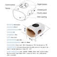 thumbnail image 4 of WUSUOWEI 1PC Hand Massager,Hand Massage Machine with Constant Heat and Air Compression Cordless,Carpal Tunnel Syndrome,Portable Design with Long Battery for Hand Relaxation,Exercise, 4 of 8