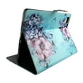 thumbnail image 3 of TPU Shell Case for iPad Pro 11 (2020 / 2018) Blue Flower Slim PU Leather Folding Stand Cover with Auto Wake/Sleep for 11 Inch, 3 of 6