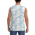 thumbnail image 4 of Daiia Cute Cat Printed Men's Tank Tops,Casual Soft Sleeveless Gym Muscle Shirts Bodybuilding Tee-Medium, 4 of 8