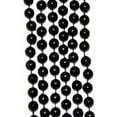 thumbnail image 3 of 48 Orange Black Round Mardi Gras Beads Party Favors Halloween Necklaces 4 Dozen, 3 of 3