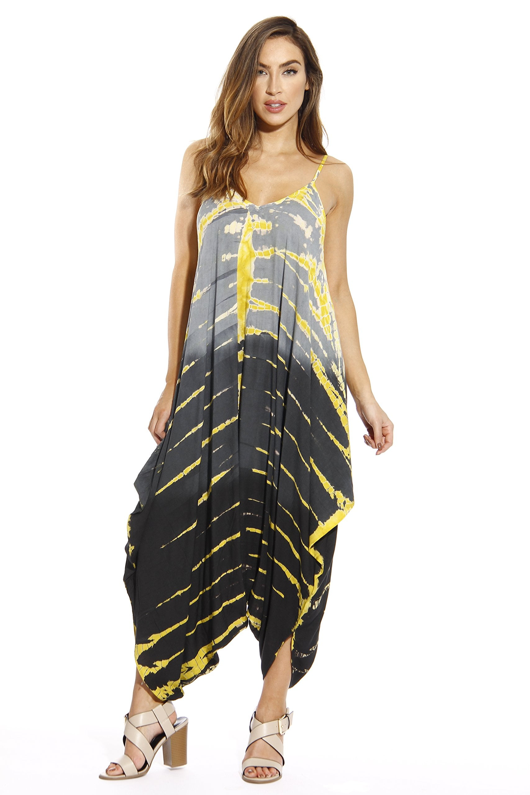 black and yellow jumpsuit