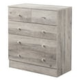 thumbnail image 4 of Ktaxon 5 Drawers Dresser Chests for Bedroom, Wood Chset of Drawers,Dressers Organizer for Bedroom, Living Room,Hallway, Gray, 4 of 11