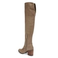 thumbnail image 4 of YDN Women Classic Pointed Closed Toe Thigh High Boots Chunky Heel Comfort Over the Knee High Wide Calf Boots Shoes Size 15 Gray, 4 of 4