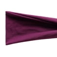 thumbnail image 5 of Workout Headbands For Women's Athletic Non Slip Solid Color Stretchy Sweatbands Running Yoga Fitness Sports Hair Bands (Free Size, Purple), 5 of 5