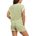thumbnail image 6 of WUJINXIA Women's 2 Piece Summer Lounge Sets Cozy Shorts and Top for Home Errands Lounging, 6 of 6