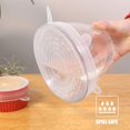 thumbnail image 3 of Stretchable Silicone Lid, 12-Part Silicone Stretch Lid, Bpa Free Reusable Silicone Cover, 3 of 7