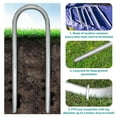 thumbnail image 2 of Skywalker Trampolines 4-Pack Heavy Duty Wind Stakes - Galvanized Steel Ground Anchors, Fits Trampoline Legs up to 2" Diameter, for Storm & Wind Stabilization, 2 of 6
