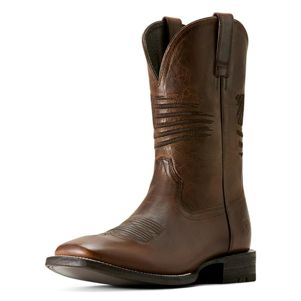 Bota vaquera Ariat Circuit Patriot para hombre Weathered Tan