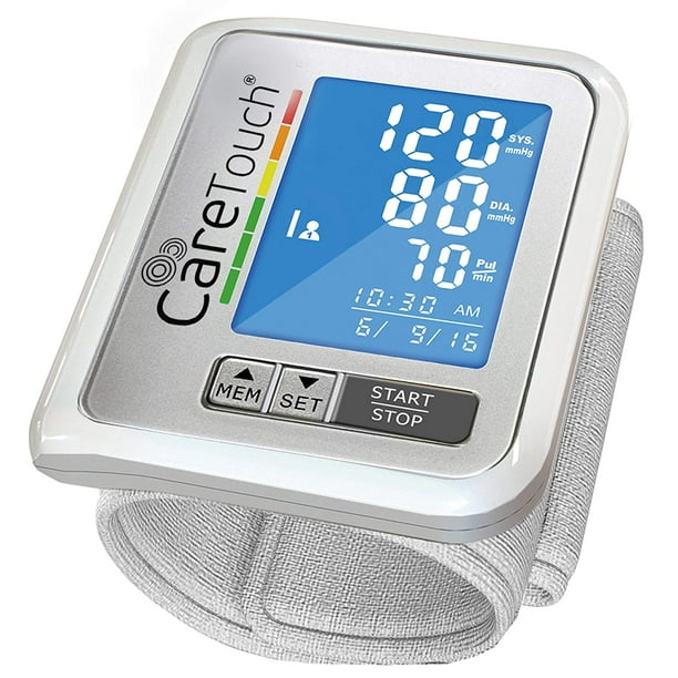 Wrist Blood Pressure Monitor by Care Touch with USB Charging Slim