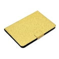 thumbnail image 5 of Glitter Folio Flip Case for Amazon Kindle Fire 7 12th Gen 2022, PU Leather Folding Stand Card Slots Cover with Multiple Viewing Angles Tablet Case Cover Auto Sleep/Wake Magnetic,Gold, 5 of 9