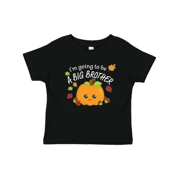 Inktastic I'm Going to Be a Big Brother- Cute Halloween Pumpkin Boys Baby T-Shirt