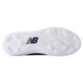 thumbnail image 3 of New Balance Youth 4040V8 Molded Baseball Cleats Navy/White 2.5, 3 of 6