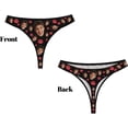 thumbnail image 3 of Custom Thong With Face For Women Customized Underwear Panties With Image Text Personalized Face Thongs Funny Gifts For Her, 3 of 9