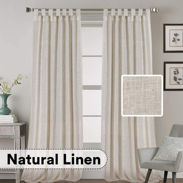 Natural Effect Extra Long Curtains Made, Extra Long Curtain Panels
