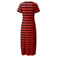thumbnail image 4 of Robe d'Été Aguichant et Décontractée pour Femme, Robe Imprimée à Manches Courtes et Col en V, Robe Ample, Robe d'Été à Manches Longues pour Femme, 4 of 8