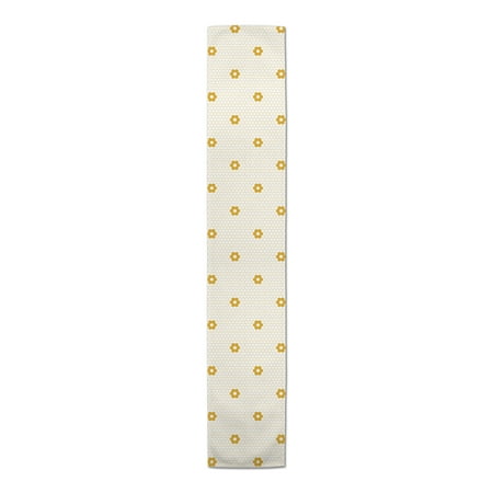 

Creative Products Floral Tile 16x72 Poly Twill Table Runner
