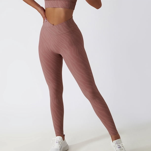 Pantalones de yoga para correr, pantalones de yoga de cintura alta para mujer, pantalones de control de abdomen diseñados a medida