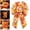 Orange, variant on Clearance Under $0.79 Fall Ribbon Bow for Thanksgiving Wreath and Table Decor