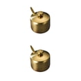 thumbnail image 4 of Wosthever Tazón de azúcar, tarro de especias para café, contenedor de sal y pimienta, recipiente de almacenamiento de condimentos de vinagrera Oro Tipo 2 S 2piezas, 4 of 6