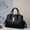 Black, variant on Women's shoulder bag, handbag, top handle, foreskin leather embossed crocodile pattern, single shoulder bag