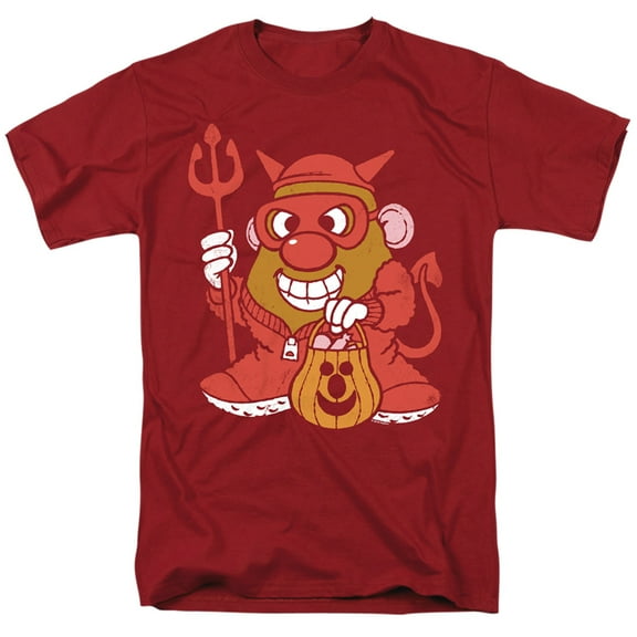 Mr Potato Head Deviled Spud S/S Adult 18/1 T-Shirt Cardinal