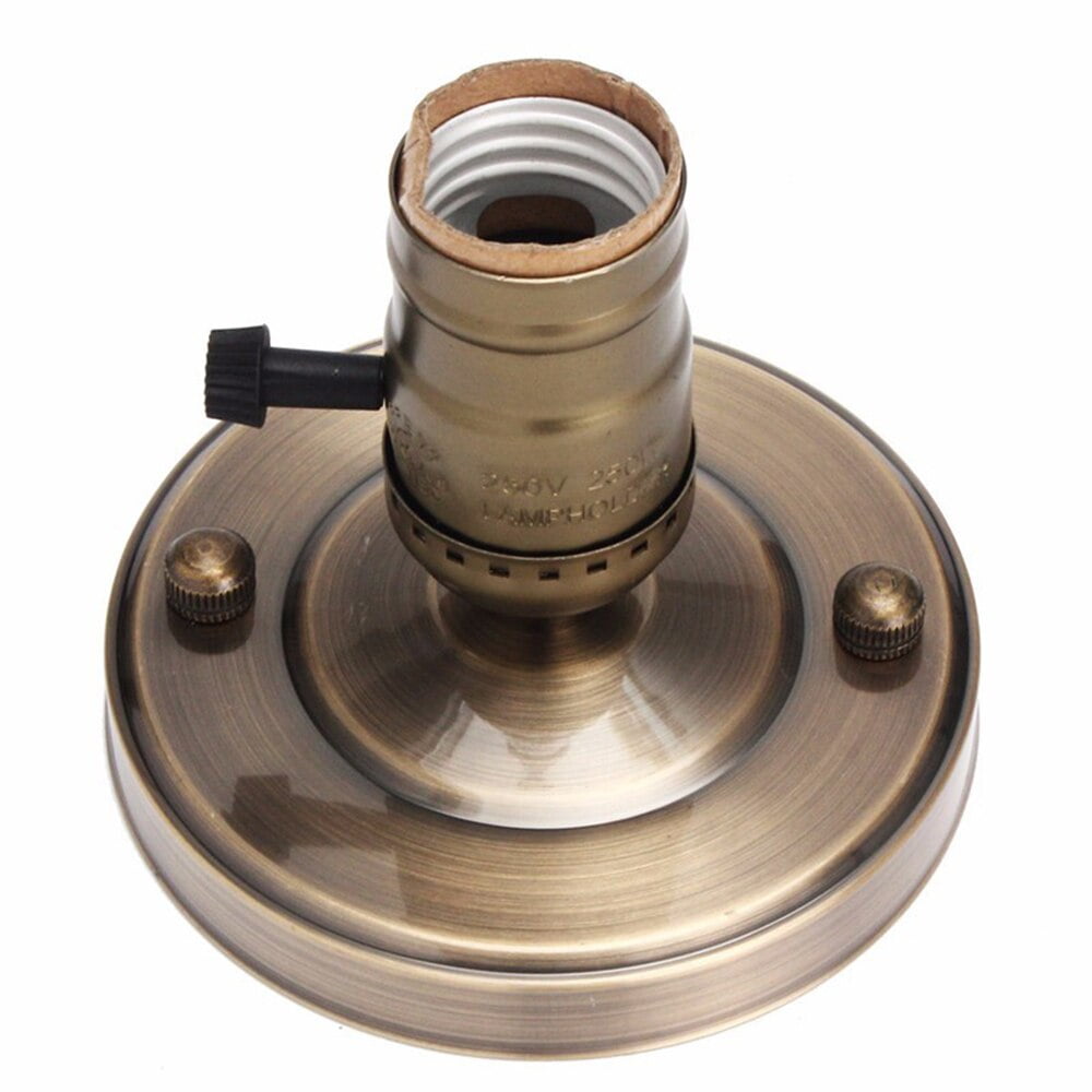 MeAddHome E27/E26 Ceiling Screw Light Stand Type Antique Lamp Holder