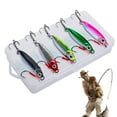 thumbnail image 5 of Simulated Bait, 5pcs Swimbait Fishing Lures, All Conditions Gear Easy Catching Baits, Reusable Reflective Vivid Fishing Supplies for Saltwater, Bass, 5 of 10