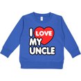 thumbnail image 2 of Inktastic I Love My Uncle Toddler Sweatshirt, 2 of 4