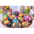 thumbnail image 2 of Polish Easter Handpainted Wooden Eggs (Pisanki) Decorative Eggs for Easter - Set of 6 Large Eggs, 2 of 7