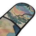 thumbnail image 4 of Yayeee Double Oven Mitt Kitchen Heat Resistant Baking 35" x7" Quilted Glove, Pine Tree Rainbow, 4 of 6
