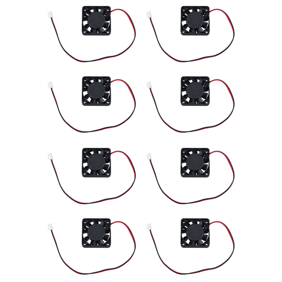 8pcs 40mm X 40mm X 10mm 4010 9 Blade Brushless DC 12V Cooling Fan