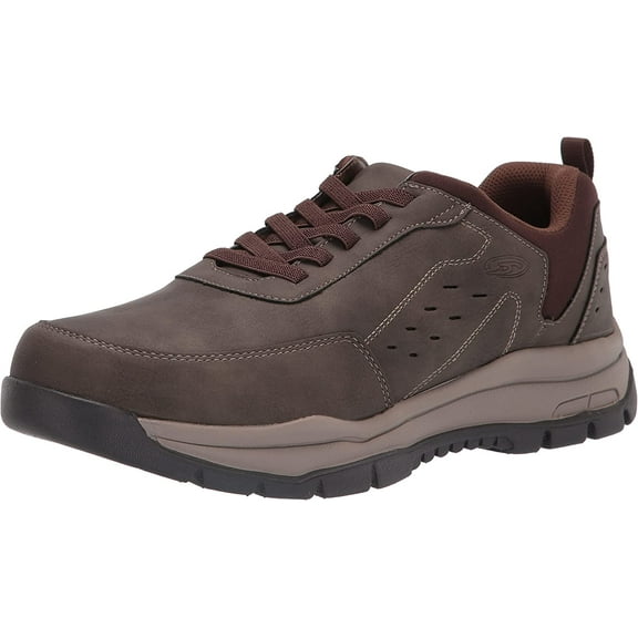 Dr. Scholl's Vaughn Taupe NO Tie Stretch Treaded Rubber Sole Low Top Leather Sneakers (Taupe, 8)