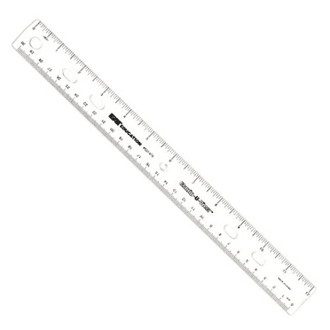Westcott Acrylic Data Highlight Reading Ruler With Tinted Guide, 15 ...