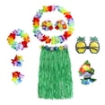 thumbnail image 1 of Conjunto de Traje de Falda de Hierba Hawaiana Sunnimix 60 cm Verde, 1 of 6