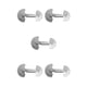 thumbnail image 3 of Scienceny 58 cuchillas Roscas de 55 grados Roscas métricas de 60 grados Medidor de calibre Pulgadas Juego de herramientas de medición de paso de tornillo Type2 Scienceny CBP591588, 3 of 4