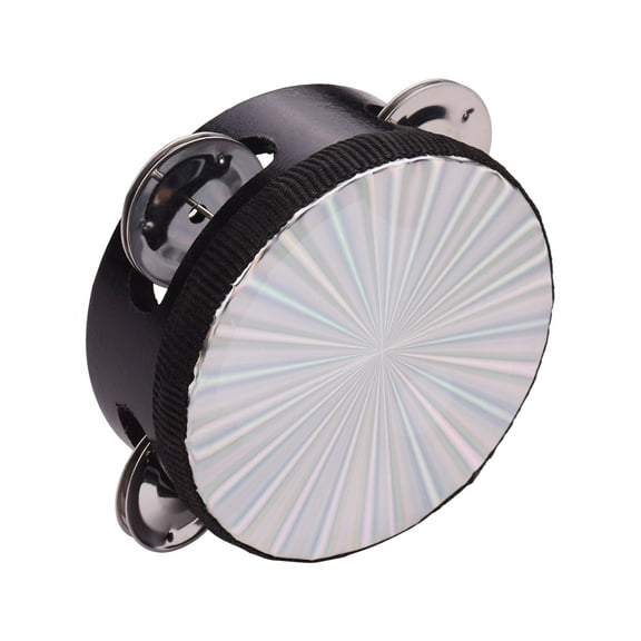 Percussion Drum,Wooden Radiant Handbell Hand Drum With Party Musical Education 4 Inch Handbell Hand Drum With Row Drum Head Percussion Musical Row Drum Head Inch Wooden Radiant Rusuo Siuke