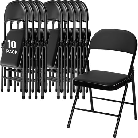 10 pack folding chairs with product
