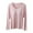 Pink, variant on Wyongtao Womens Long Sleeve T-Shirt with Built in Padded Bra, Regular Fit Built in Shelf Bra Striped Tops Pink XL