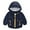 Blue, variant on famuka Toddlers Windbreaker Jacket Little Boy Hooded Coat Casual Outerwear