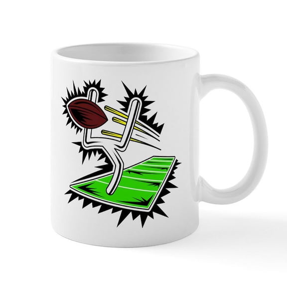 CafePress - FIELD GOAL - 11 oz Ceramic Mug - Novelty Coffee Tea Cup