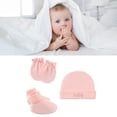 thumbnail image 3 of SPRING PARK 1 Set Newborn Anti-Grabbing Cotton Gloves Hat Foot Cover Baby For Boys And Girls, 3 of 8
