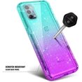 thumbnail image 4 of OnePlus Nord N200 5G Phone Case with [Built-in Screen Protector], Nagebee Full-Body Shockproof Protective Bumper Cover Impact Resist Durable Case (Aqua/Purple), 4 of 5