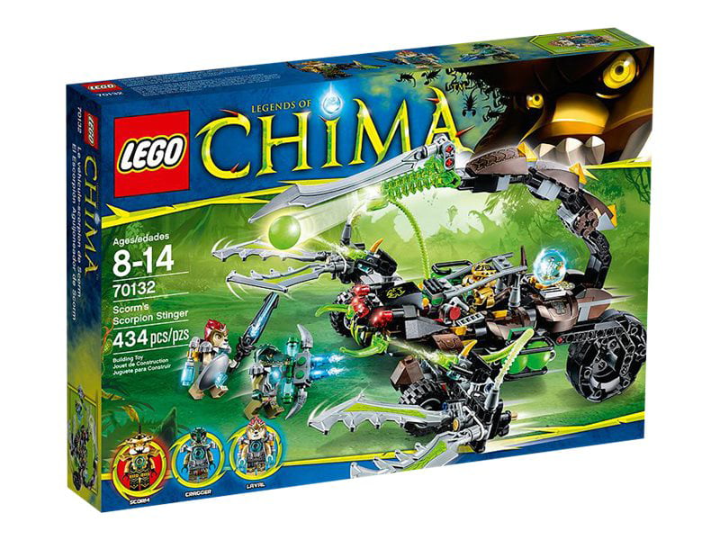Saga Fremskreden italiensk LEGO Legends of Chima 70132 - Scorm's Scorpion Stinger - Walmart.com