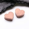 thumbnail image 3 of A Pair of Adorable Heart Red Cherry Wood Double Flared Plug, 3 of 4