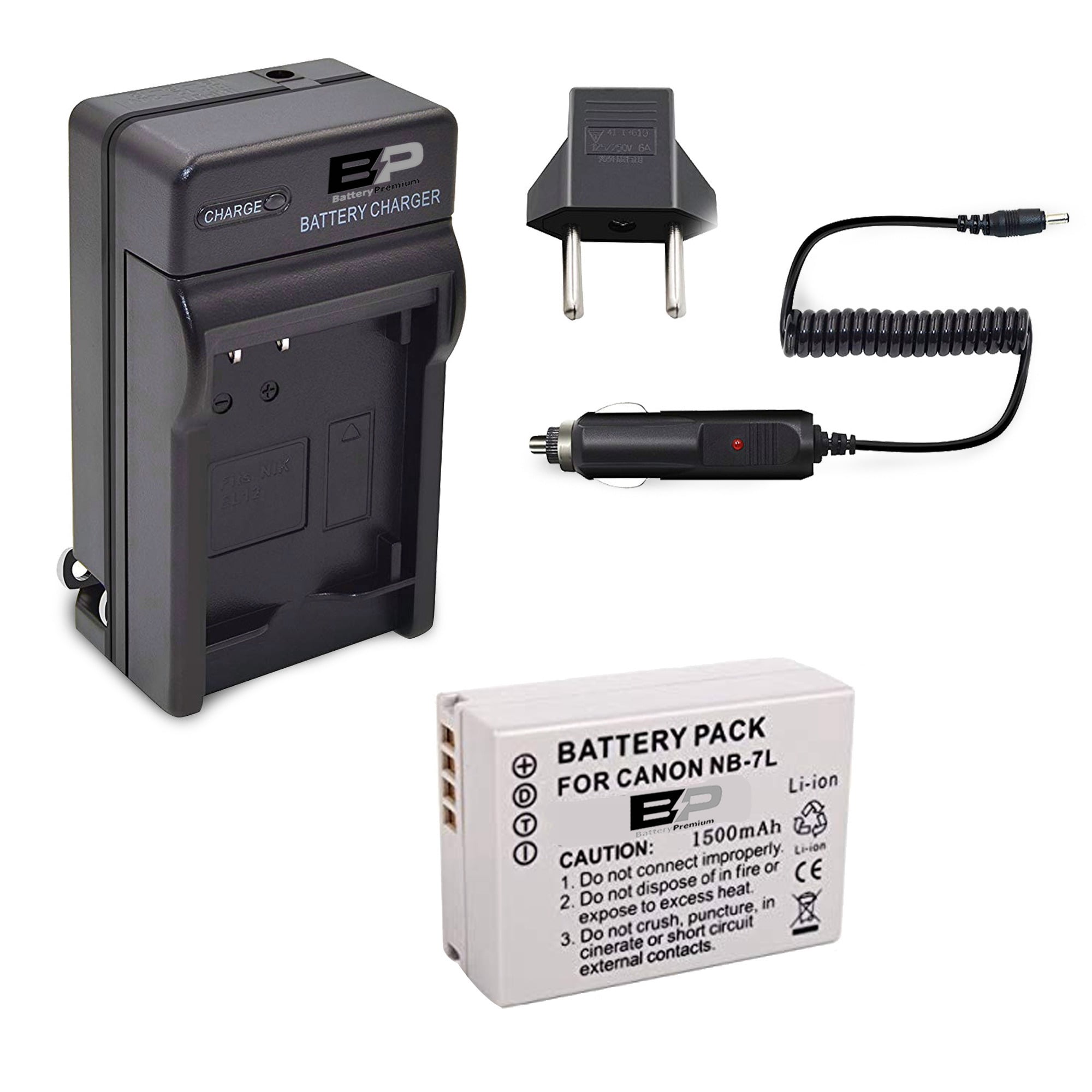 BP NB7L Battery & Charger for Canon PowerShot G10, G11, G12,SX30 is